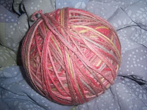 HandDyed Worsted MostlyPinkA