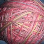 HandDyed Worsted MostlyPinkB